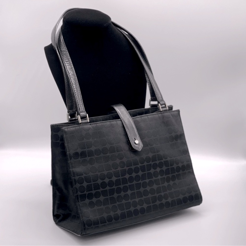 KATE SPADE FABRIC LEATHER SMALL TOTE